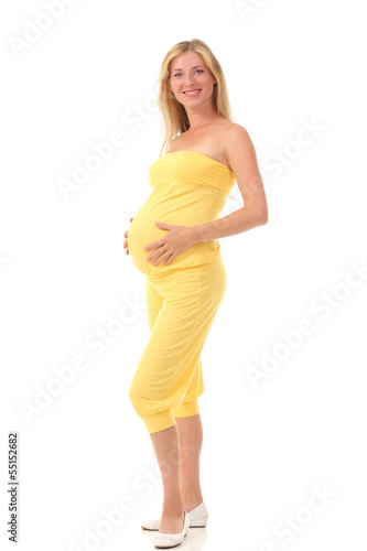 happy young pregnant woman © zhagunov_a