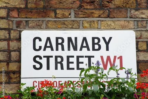 Carnaby Street London sign home of mary quant