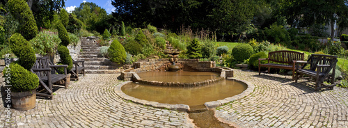 The Chalice Well Gardens in Glastonbury photo