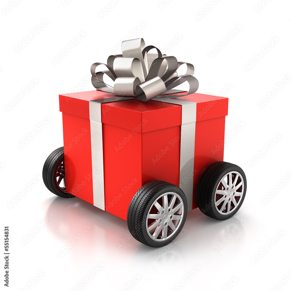 Geschenk auf Rädern Geschenk auf Rädern