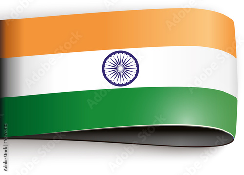 vector product label india flag
