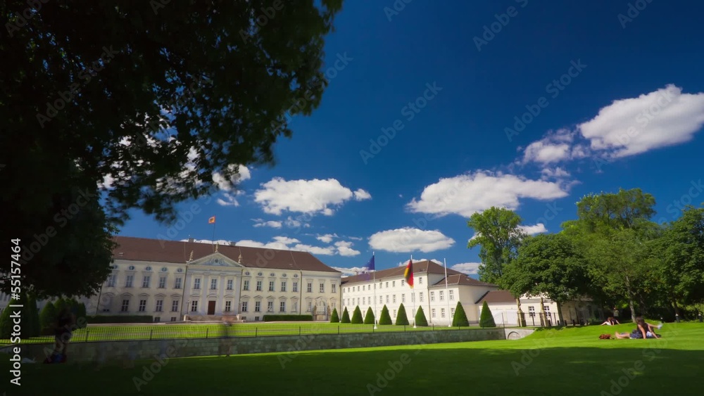 Bellevue Palace , Timelapse, Zeitraffer , Germany Bellevue Palace , Timelapse, Zeitraffer , Germany