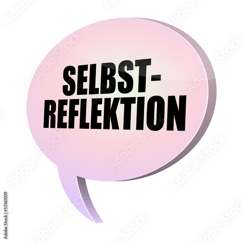sprechblase v3 selbstreflektion I