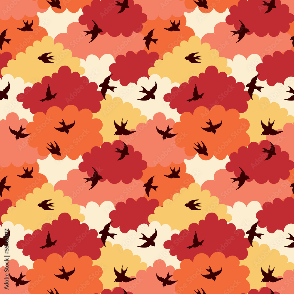 Clouds seamless pattern Clouds seamless pattern