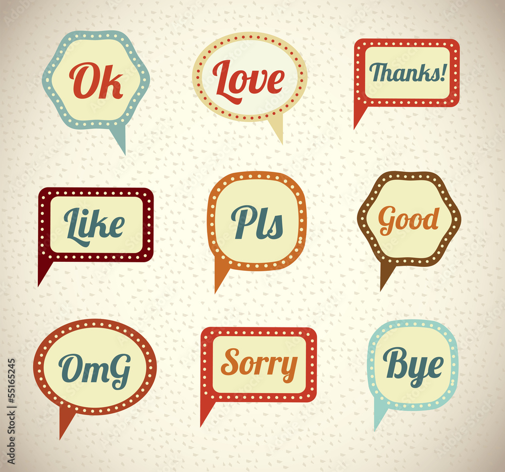 Obraz premium comics icons