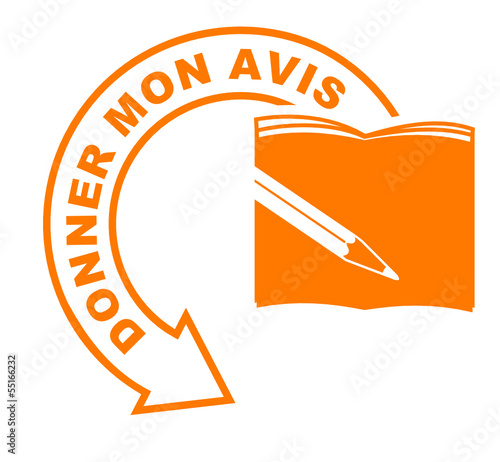 donner mon avis flèche orange