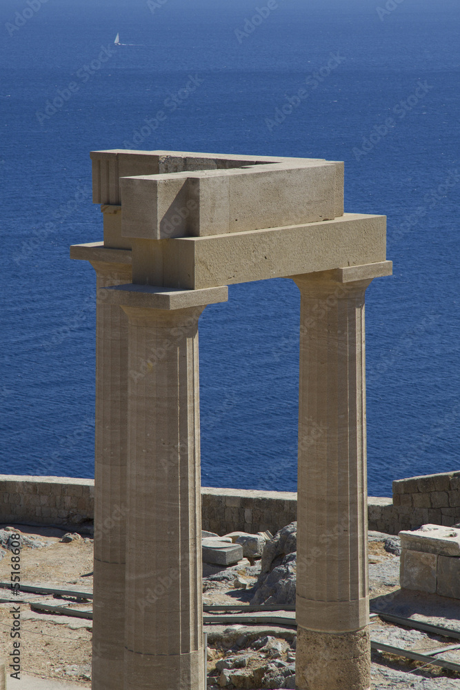 greek temple in Rhodes