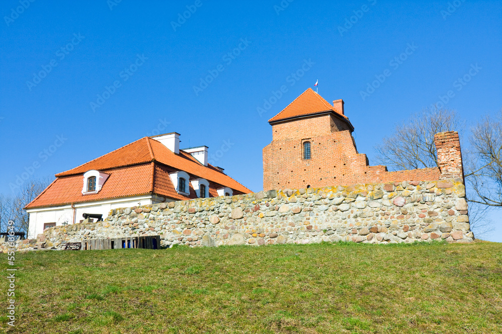 Medieval castle in Liw, Poland