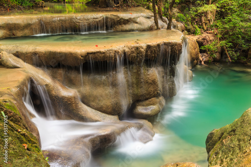 Erawan waterfall level 5.