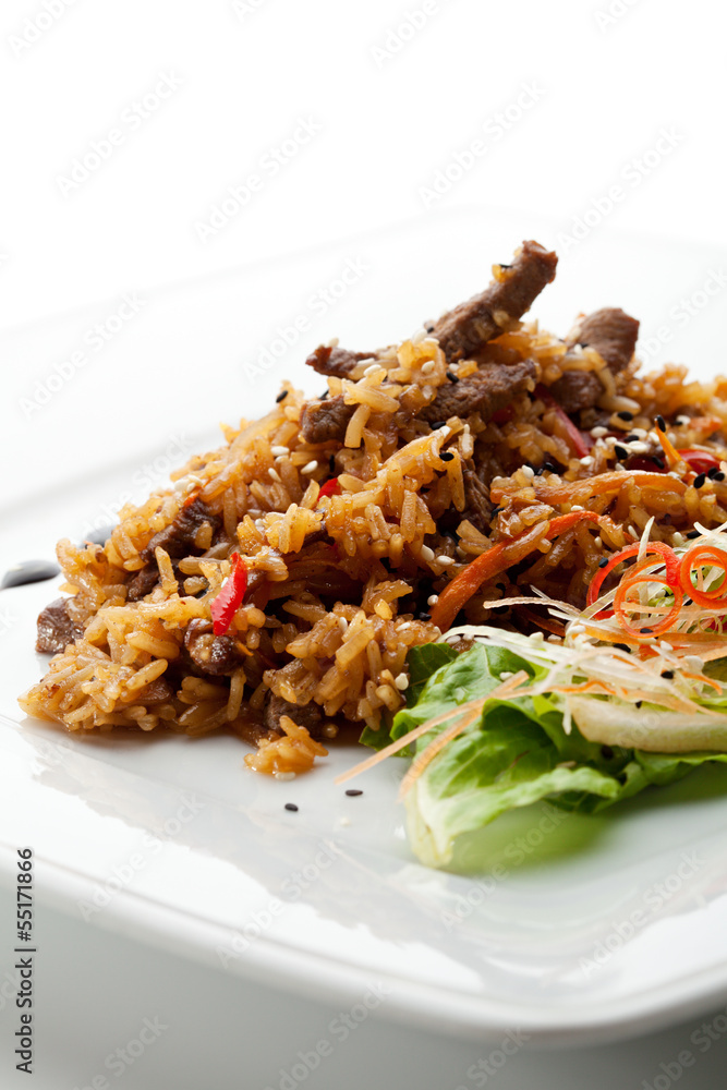 Fry Rice with Beef