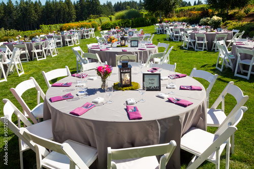 Wedding Reception Table Details © Joshua Rainey