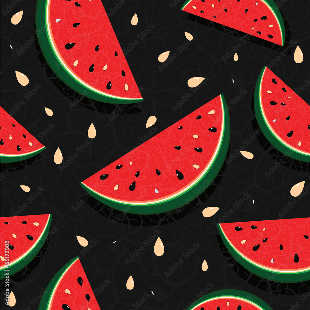 Fresh slices of red watermelon Fresh slices of red watermelon