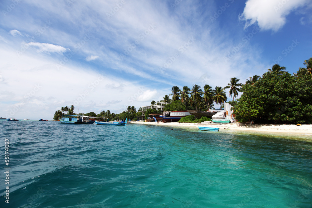 Obraz premium tropical island