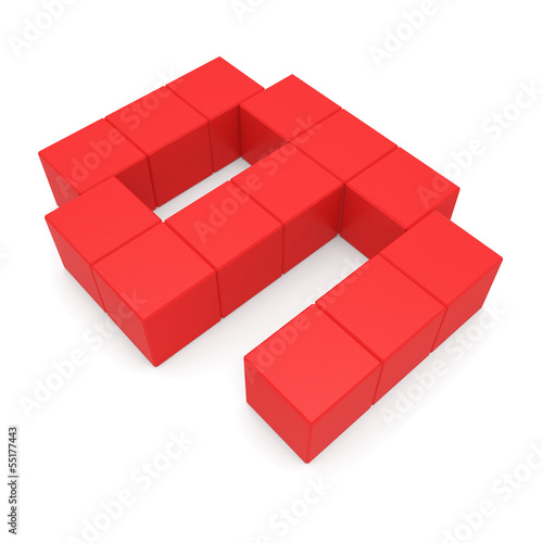 number 9 cubic red