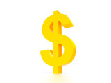 Dollar sign concept graphic