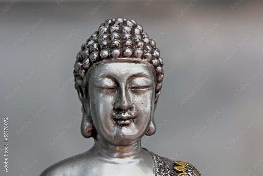 head of a religious Buddhist sculpture