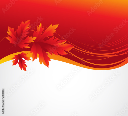 Fall leafs abstract background