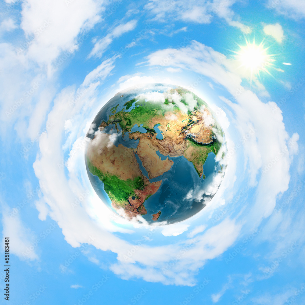 Naklejka premium Earth planet