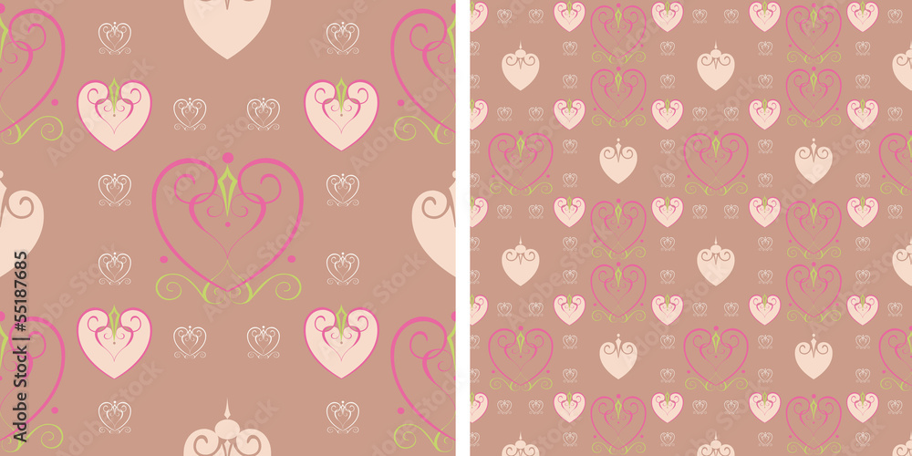 pattern of twisted hearts pattern of twisted hearts