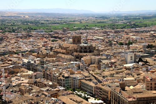 Vue de Grenade depuis l'Alcazaba photo