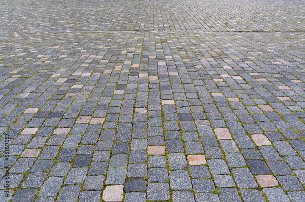 Fototapeta premium Cobbled pavement