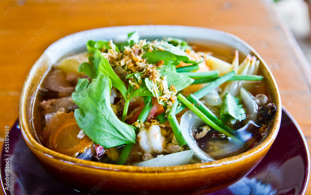 Soup with tofu Soup with tofu