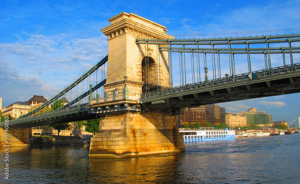 Obraz premium Most Łańcuchowy, Budapeszt
