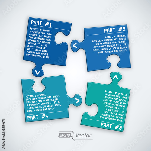 Four parts puzzle