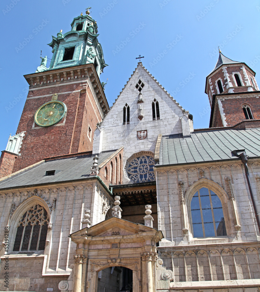 WAWEL royal castle in Cracow, Poland