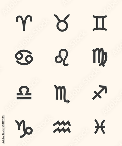 Zodiac icons