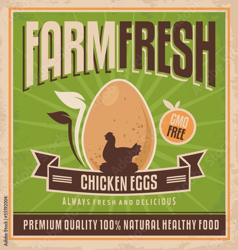 Farm fresh chicken eggs