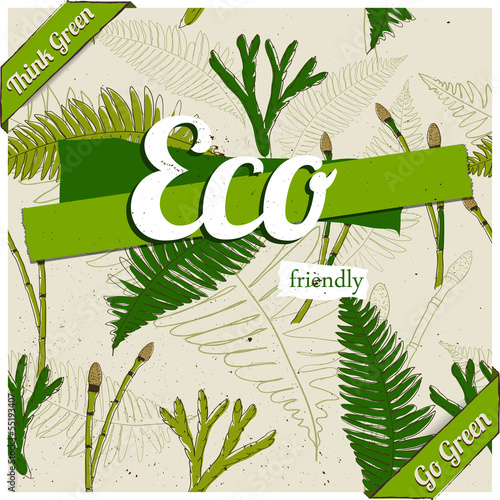 Eco friendly poster.