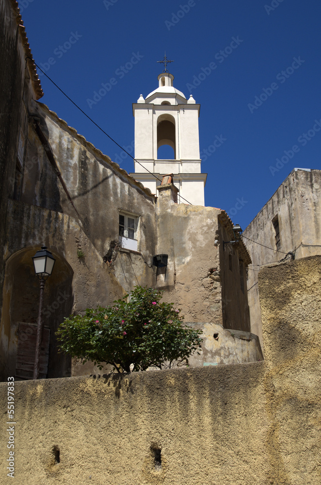 Old town in Calvi,Corsica