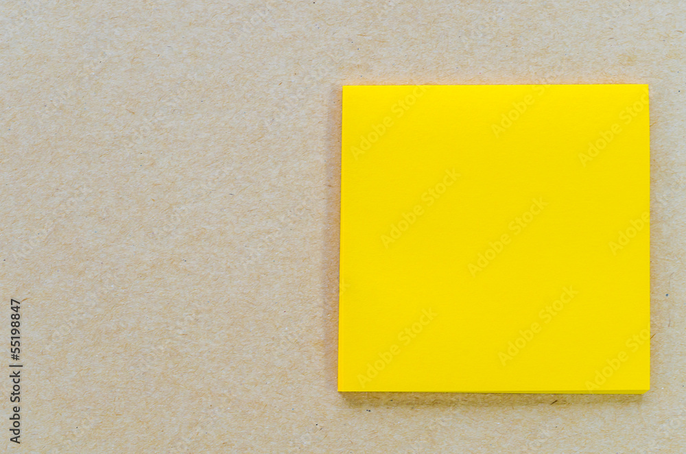 Fototapeta premium Color paper note