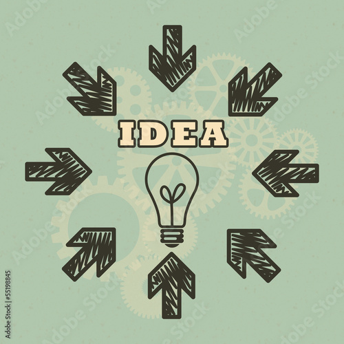Business idea background concept