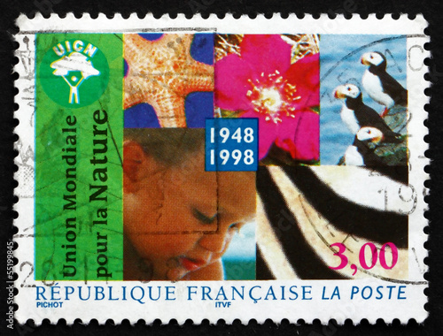 Postage stamp France 1998 Conservation of Nature