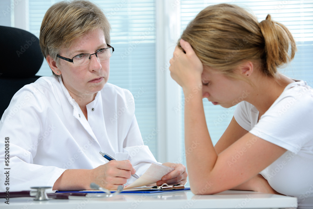 teenage girl in a conversation with a therapist teenage girl in a conversation with a therapist