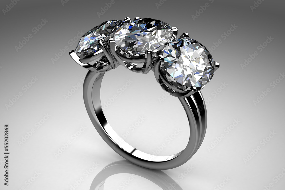 wedding ring on white background wedding ring on white background