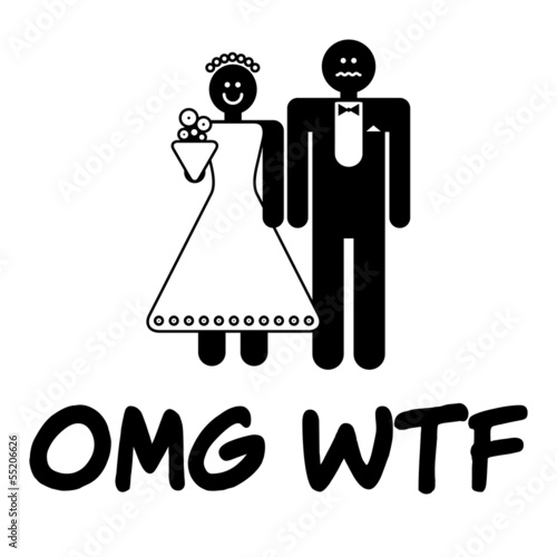 Funny wedding symbol - Game Over