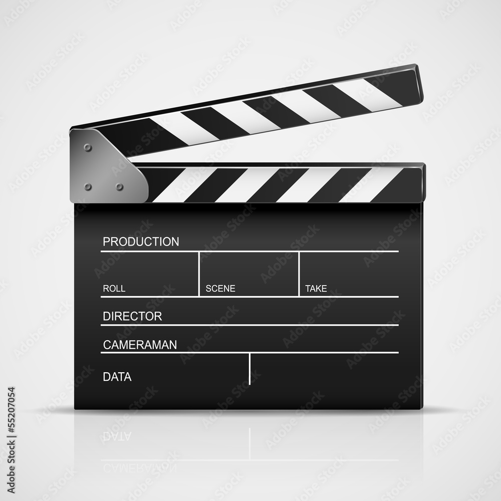 Obraz premium Cinema clapper