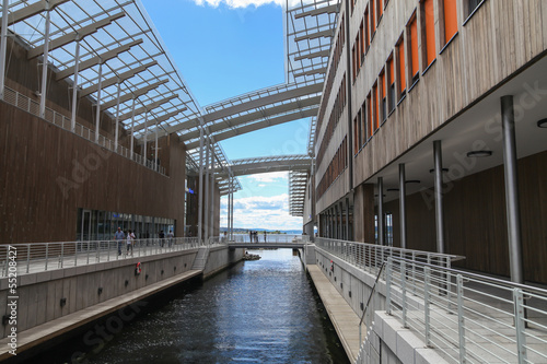 Photography The modern center of Oslo