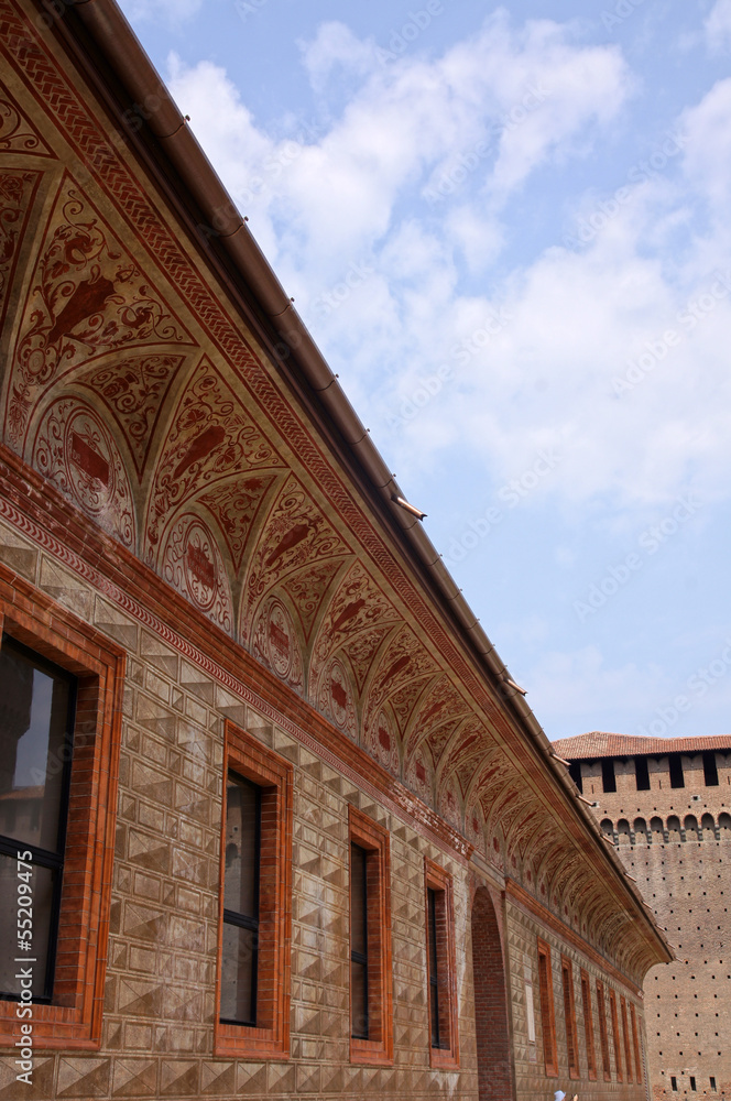 Château des Sforza à Milan Château des Sforza à Milan