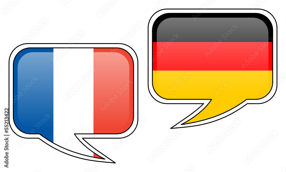 Deutsch - Französisch Stock Vector | Adobe Stock