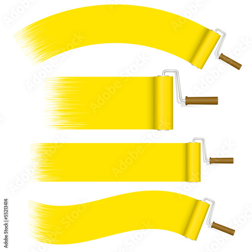 Farbroller Set - gelb