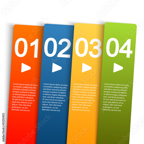 Infografik - 4 Optionen