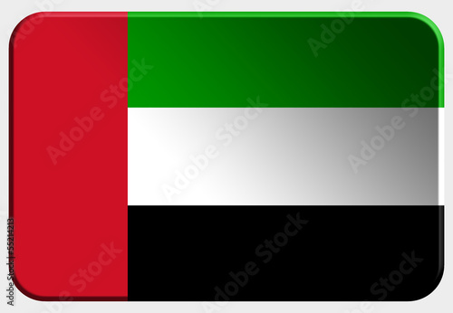 United Arab Emirates 3D button on white background Free Download United Arab Emirates 3D button on white background - GFXLoad