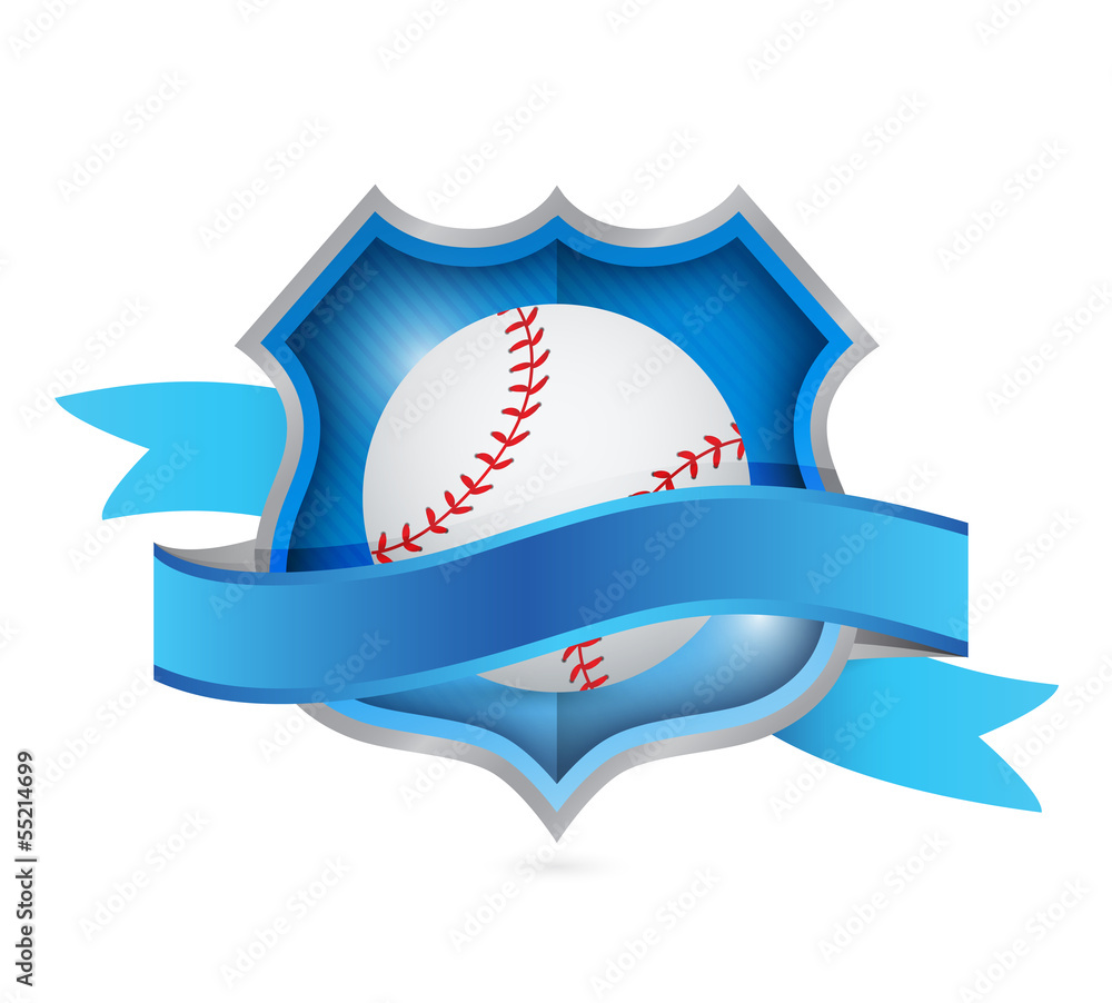 basketball shield seal illustration design