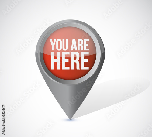 Free Download you are here pointer locator illustration design - GFXLoad