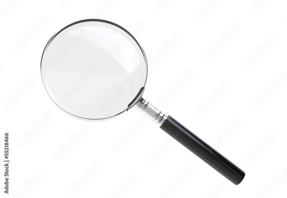 Magnifying glass with clipping path Magnifying glass with clipping path