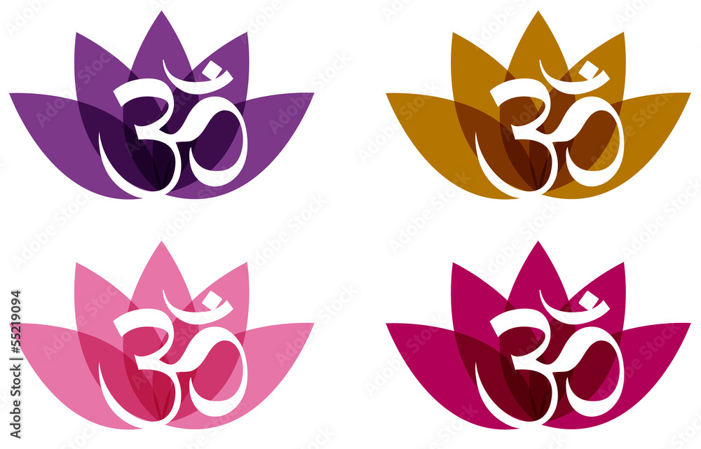 Obraz premium Lotus icons